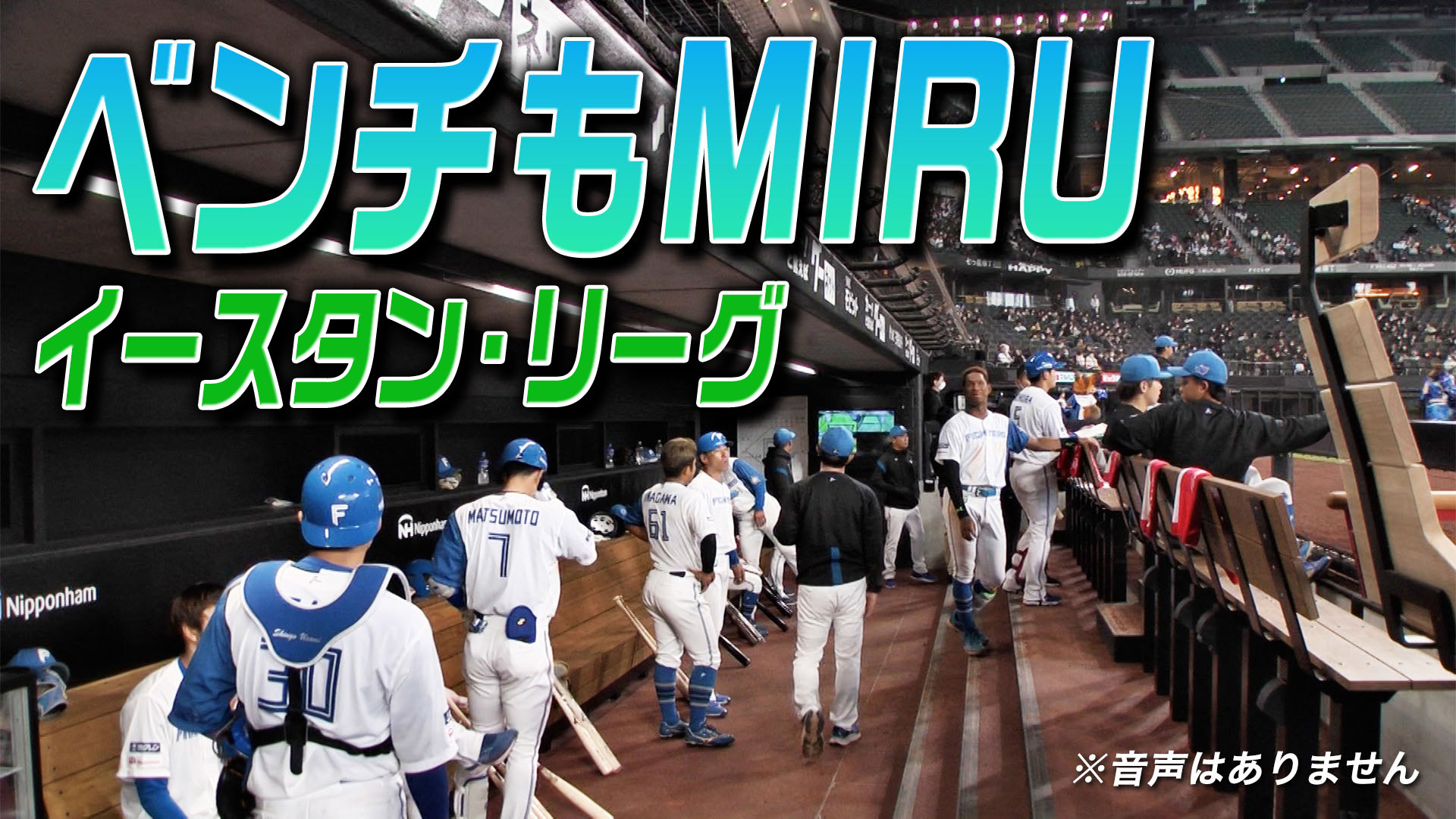 8月27日 (日) イースタン・リーグ ベンチもMIRU vs千葉ロッテ 13:00～