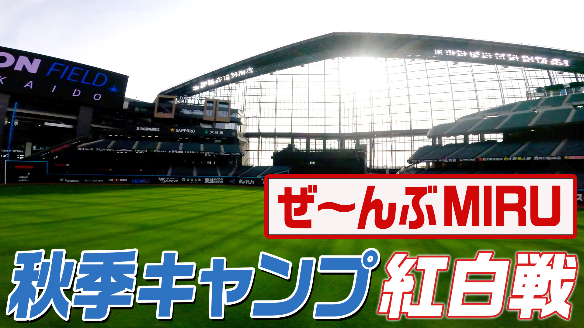 11月11日（土）秋季キャンプ<紅白戦>MIRU 10:00～